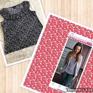 🦋Delicate printed Top